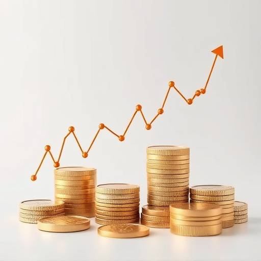 Image illustrative du cours de finance, montrant un graphique boursier et des pi√®ces de monnaie.