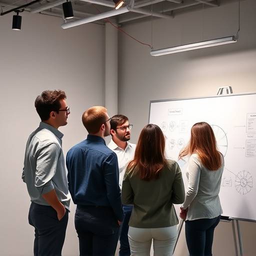 Image illustrative du cours de gestion de projet, montrant une √©quipe travaillant ensemble sur un tableau blanc avec des diagrammes.