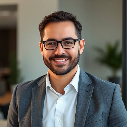 Portrait de M. Pierre Martin, instructeur en marketing digital.