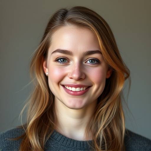 Portrait de Sophie Dubois, une √©tudiante satisfaite.
