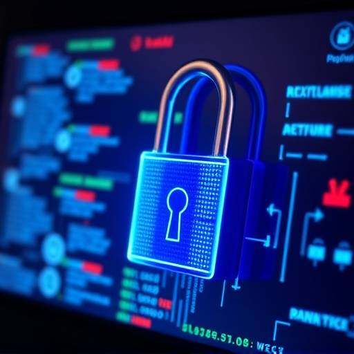 Un cadenas num√©rique sur un √©cran d'ordinateur, symbolisant la cybers√©curit√© et la protection des donn√©es.